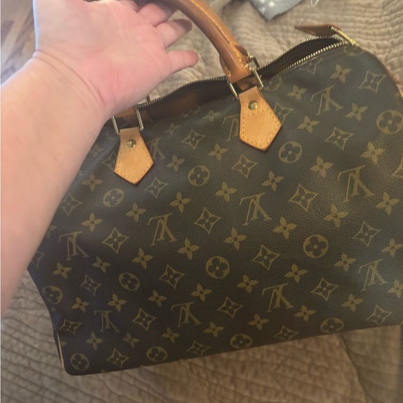 Louis Vuitton Speedy 35 with lock and key - Picture 6 of 9